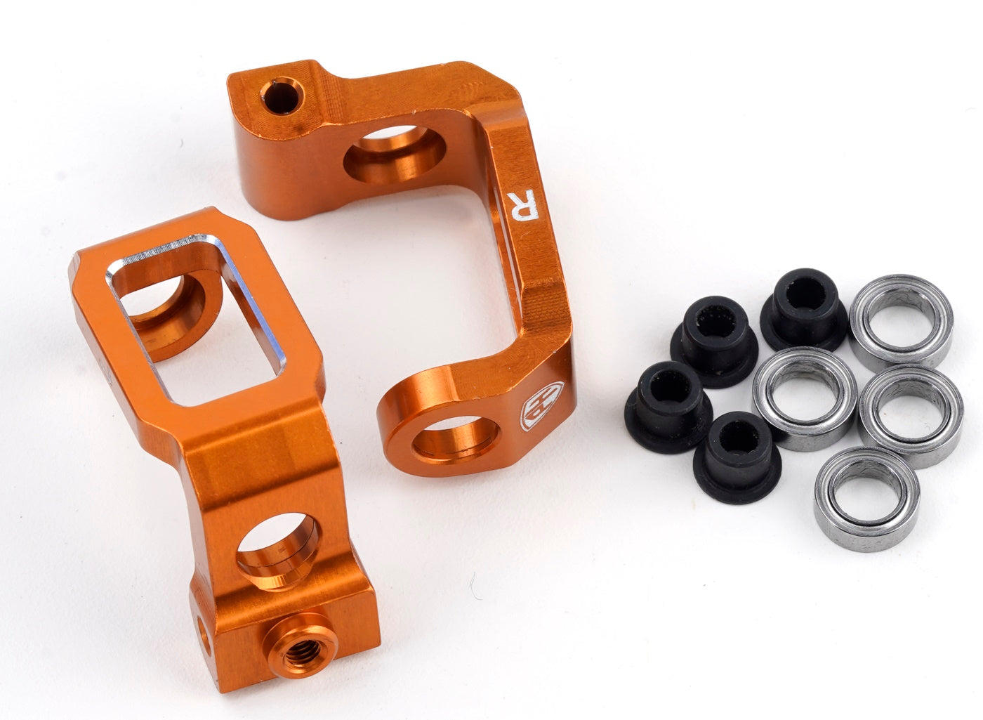 Powerhobby Aluminum Front C-Hub Orange Hpi RS4 Sport3 - PowerHobby