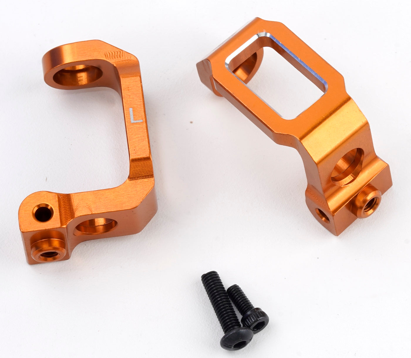 Powerhobby Aluminum Front C-Hub Orange Hpi RS4 Sport3 - PowerHobby