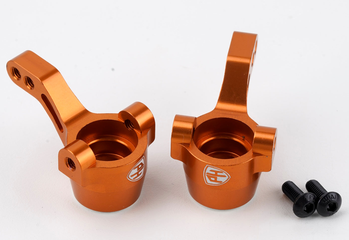 Powerhobby Aluminum Front Steering Knuckles Orange HPI RS4 Sport3 - PowerHobby