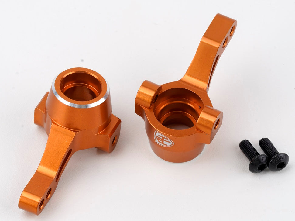 Powerhobby Aluminum Front Steering Knuckles Orange HPI RS4 Sport3 - PowerHobby