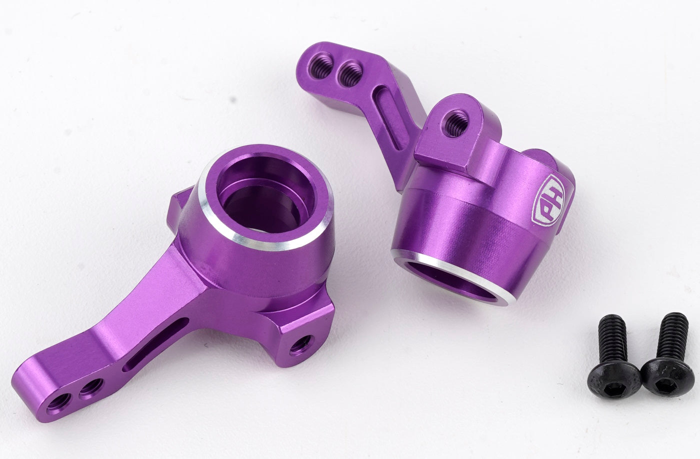 Powerhobby Aluminum Front Steering Knuckles Purple HPI RS4 Sport3 - PowerHobby