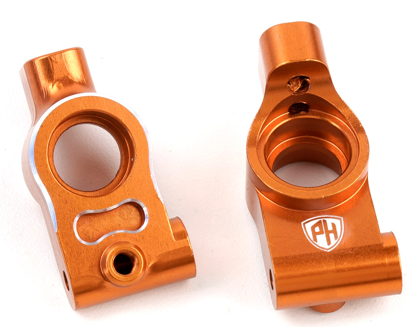 Powerhobby Aluminum Rear Hub Knuckle Arms Orange HPI RS4 Sport3 - PowerHobby