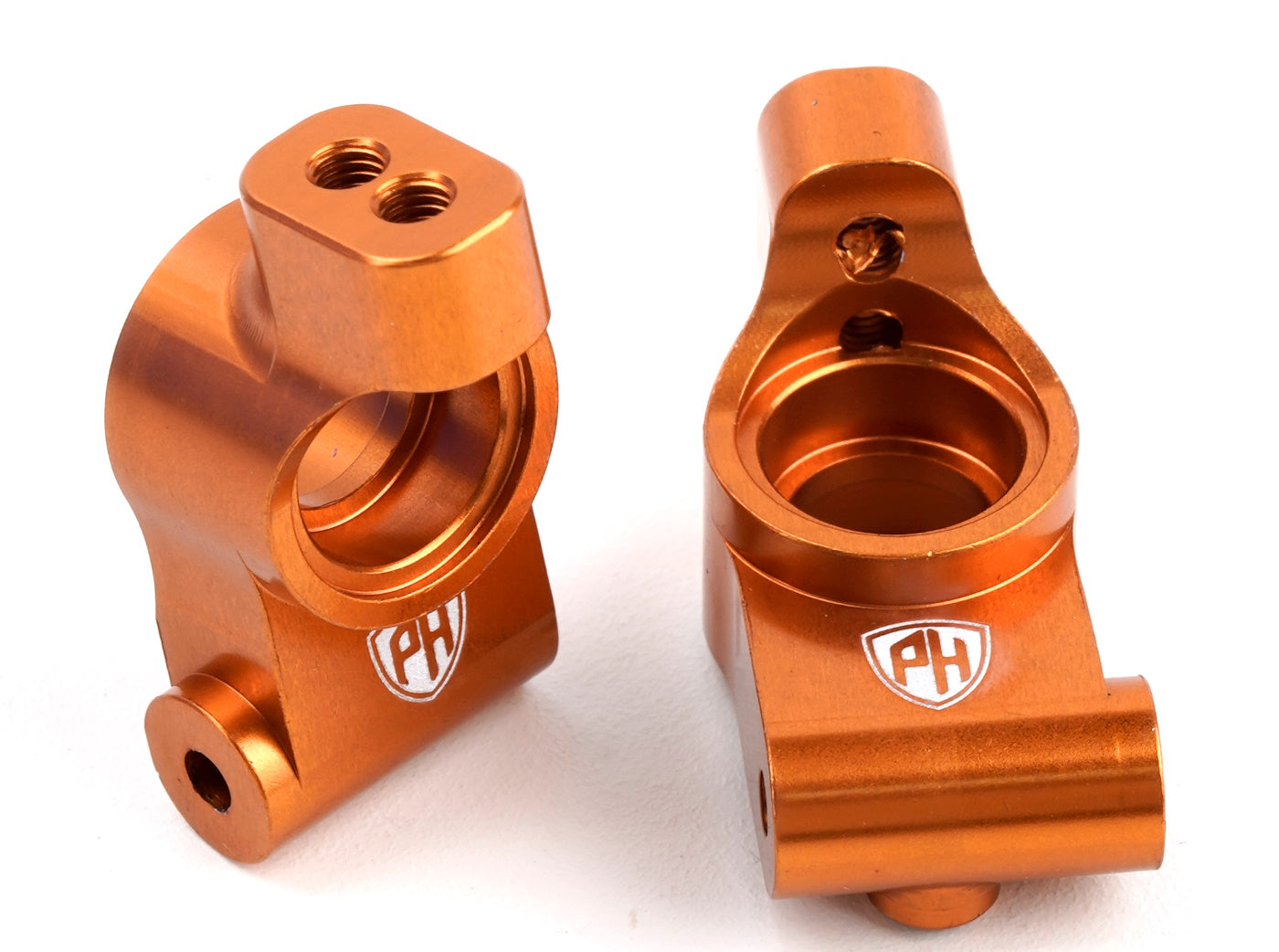 Powerhobby Aluminum Rear Hub Knuckle Arms Orange HPI RS4 Sport3 - PowerHobby