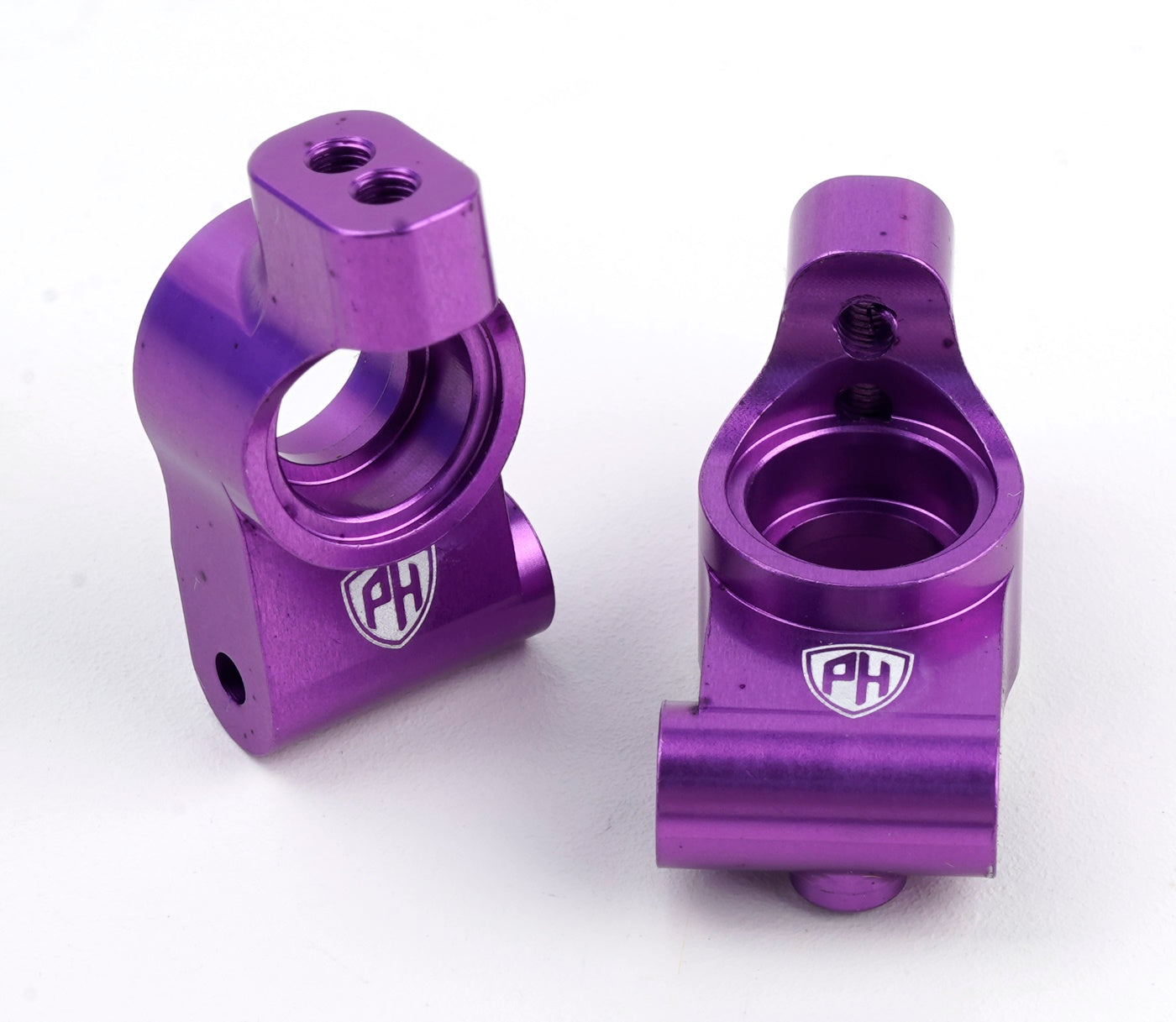 Powerhobby Aluminum Rear Hub Knuckle Arms Purple HPI RS4 Sport3 - PowerHobby