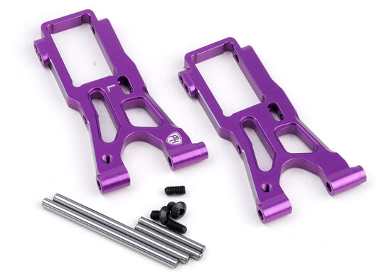 Powerhobby Aluminum Front Lower Arms Purple HPI RS4 Sport3 - PowerHobby