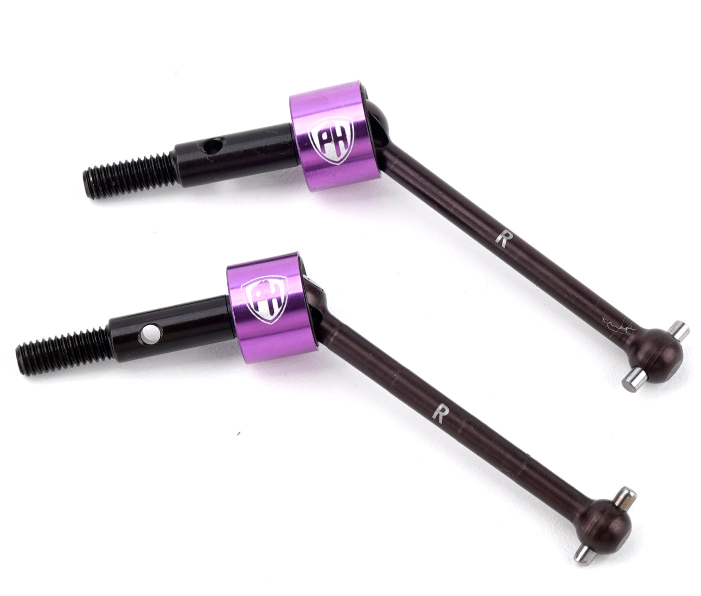 Powerhobby Steel Rear Drive Shafts CVD Purple HPI RS4 Sport3 - PowerHobby