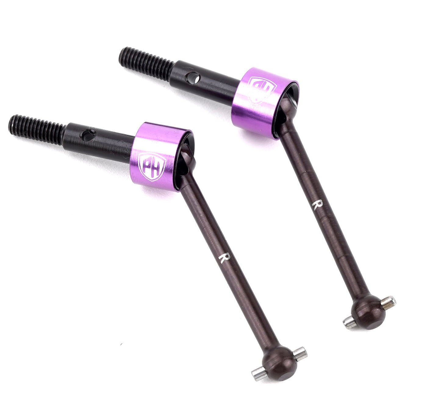 Powerhobby Steel Rear Drive Shafts CVD Purple HPI RS4 Sport3 - PowerHobby