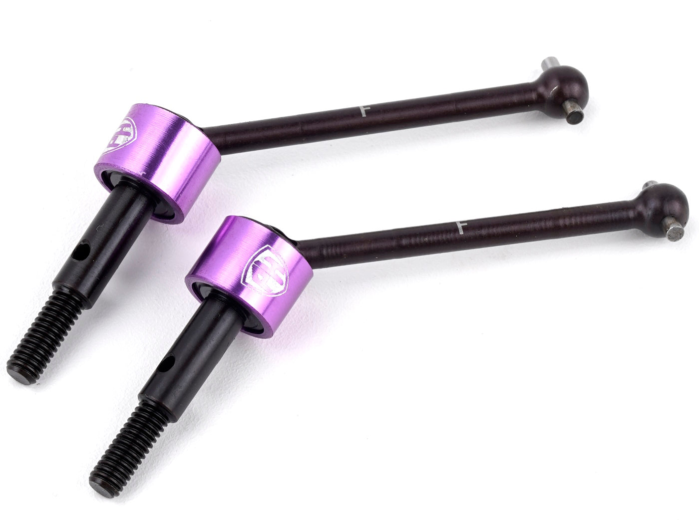 Powerhobby Steel Front Drive Shafts CVD Purple HPI RS4 Sport3 - PowerHobby