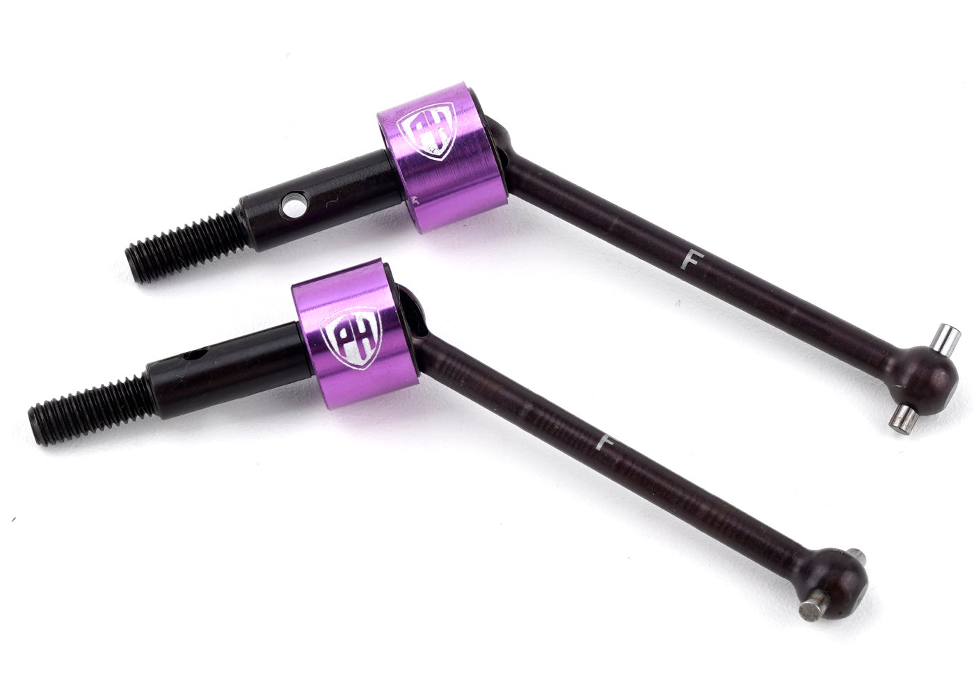 Powerhobby Steel Front Drive Shafts CVD Purple HPI RS4 Sport3 - PowerHobby