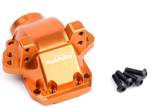 Powerhobby Aluminum Front or Rear Gearbox Housing Cover Orange HPI RS4 Sport3 - PowerHobby