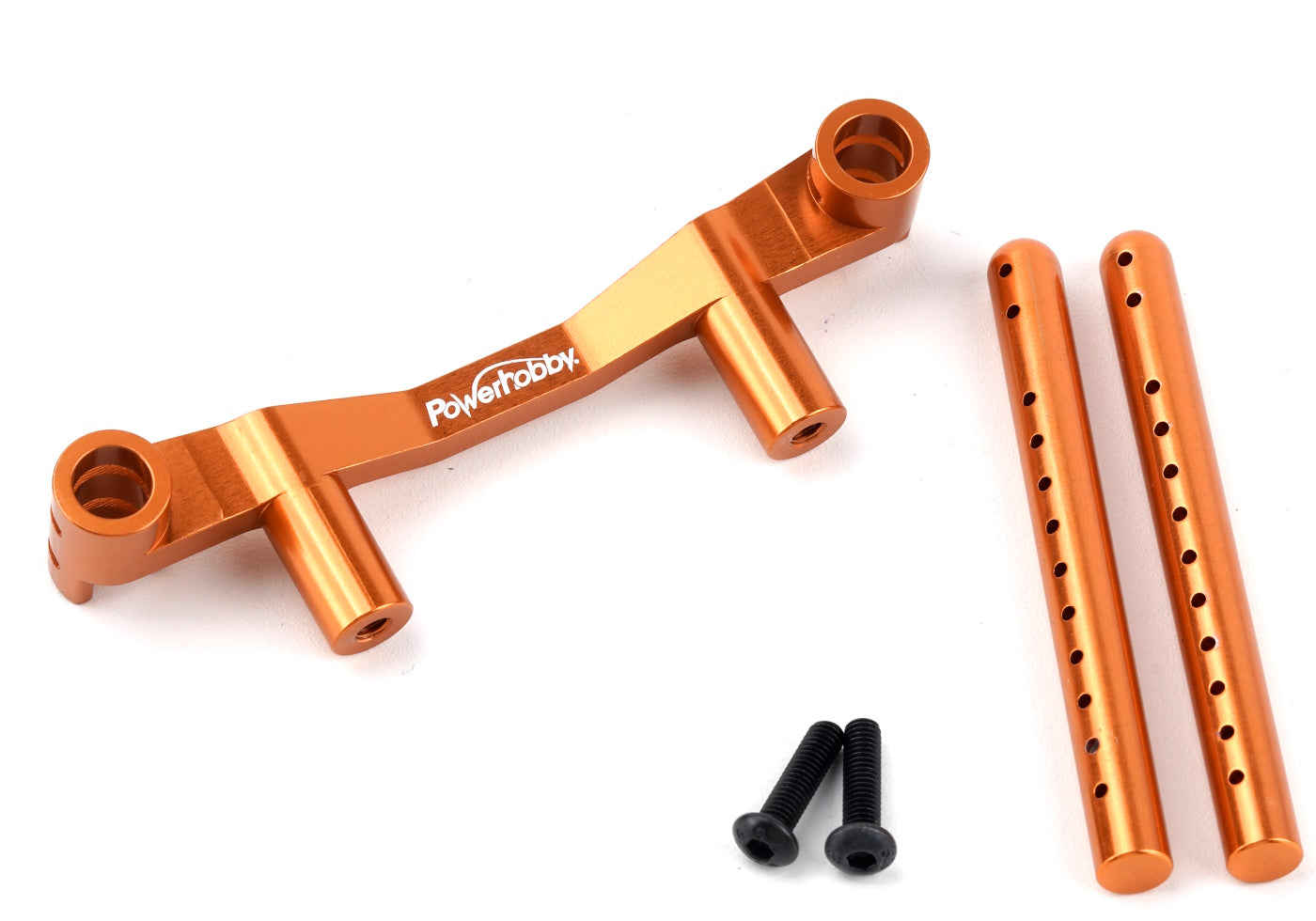 Powerhobby Aluminum Rear Body Post Mount Orange HPI RS4 Sport3 - PowerHobby