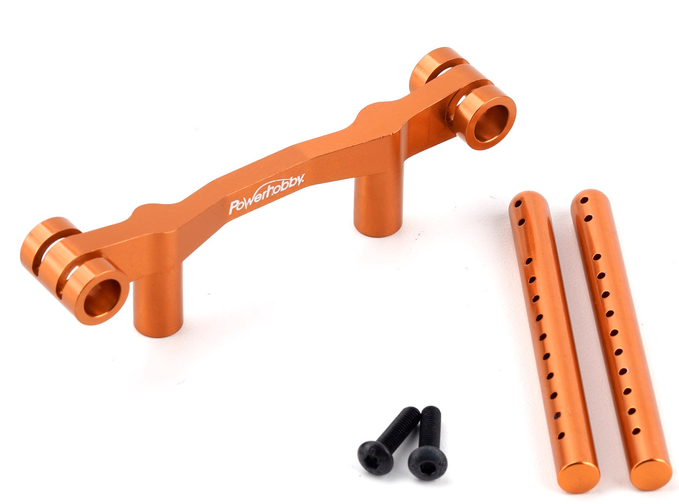 Powerhobby Aluminum Rear Body Post Mount Orange HPI RS4 Sport3 - PowerHobby