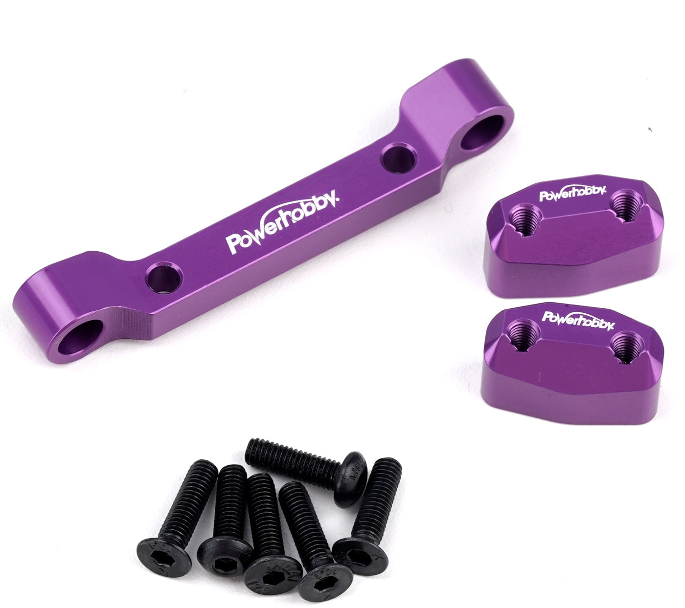 Powerhobby Aluminum Rear Pivot Block Purple HPI RS4 Sport3 - PowerHobby