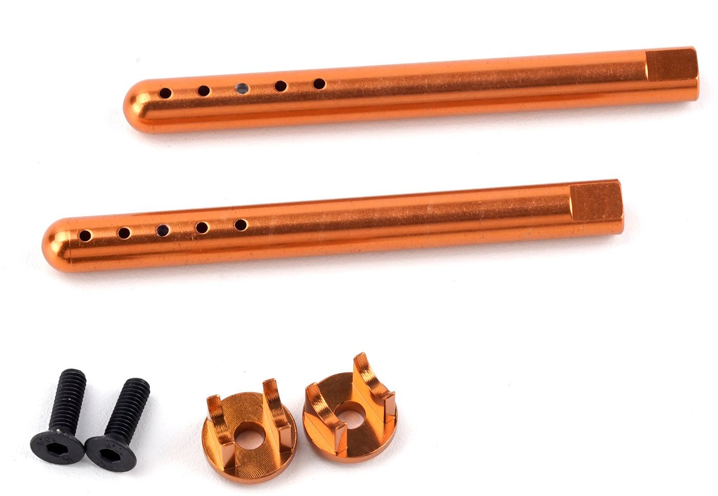 Powerhobby Aluminum Front Body Mounts Orange HPI RS4 Sport3 - PowerHobby