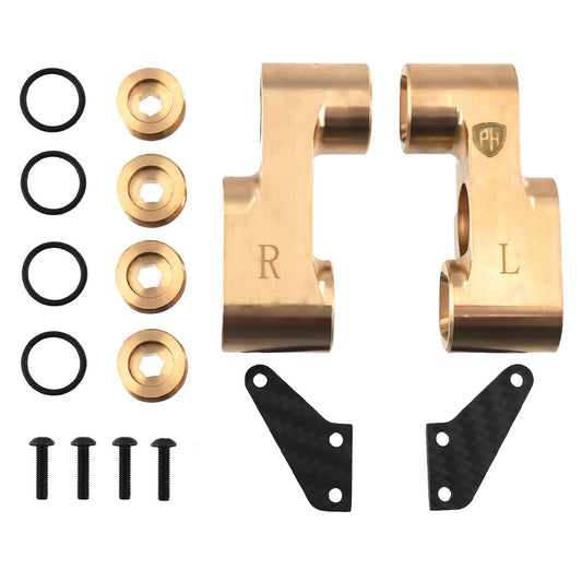 Powerhobby Brass Steering Knuckles Set Hobao VTE2 / Hyper VS2 - PowerHobby