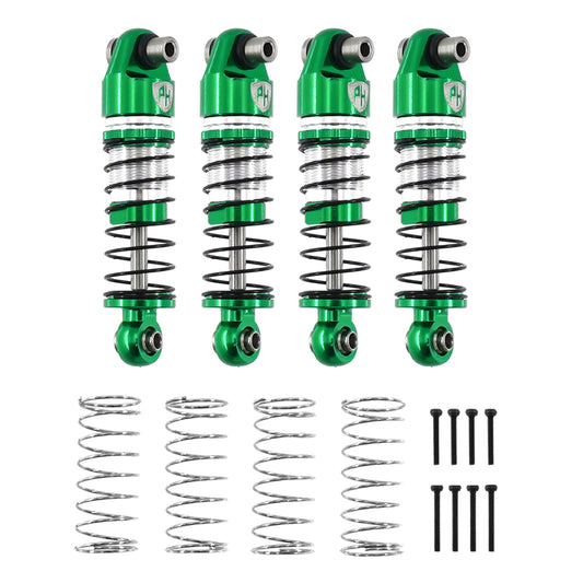 Powerhobby 34mm 1/24 Big Bore Scale Shocks (4) Axial 1/24 SCX24 Green