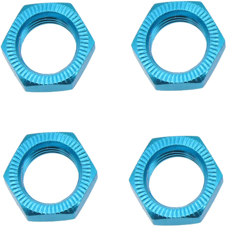 Powerhobby 17MM Serrated Wheel Nut Blue - PowerHobby