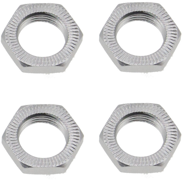 Powerhobby 17MM Serrated Wheel Nut Silver - PowerHobby