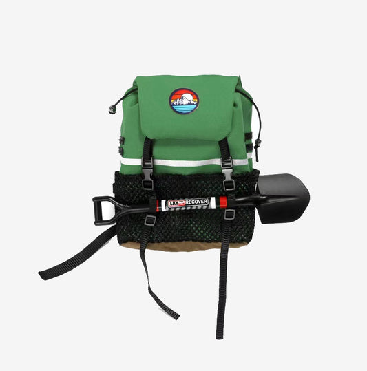 Powerhobby Bag w Metal Shovel Decoration 1/10 Rock Crawler Accessories Green