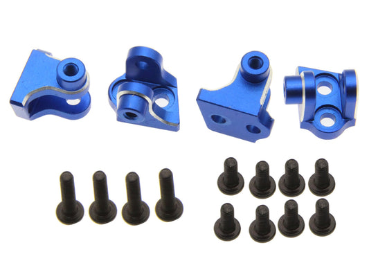 Powerhobby Aluminum Lower 4-Link Mount Set Blue Losi Mini LMT