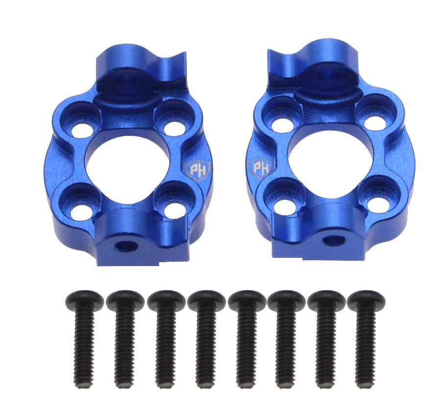 Powerhobby Aluminum Spindle Carrier Set 5deg Blue Losi Mini LMT