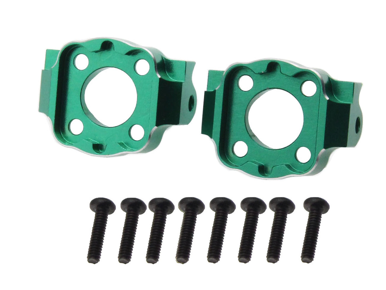 Powerhobby Aluminum Spindle Carrier Set 5deg Green Losi Mini LMT