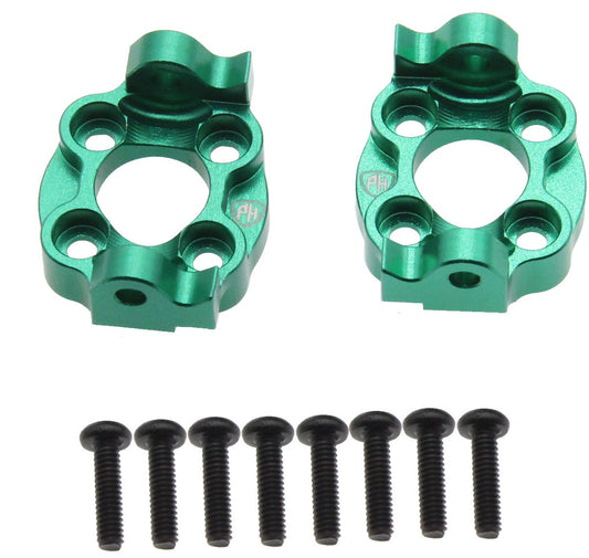 Powerhobby Aluminum Spindle Carrier Set 5deg Green Losi Mini LMT