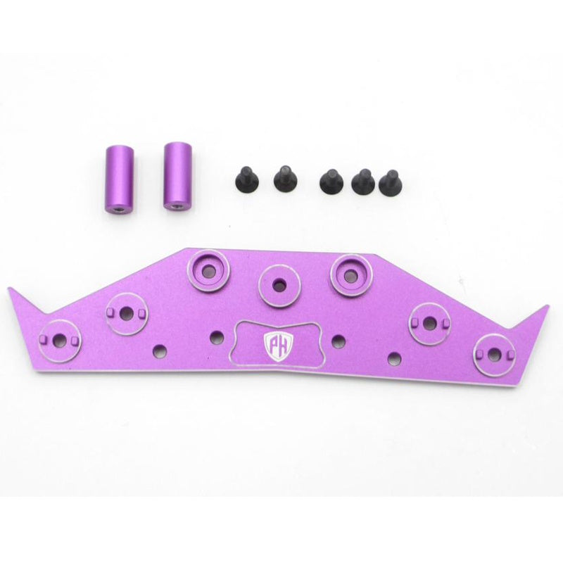 Powerhobby Aluminum Front Bumper Purple MST RMX 2.5