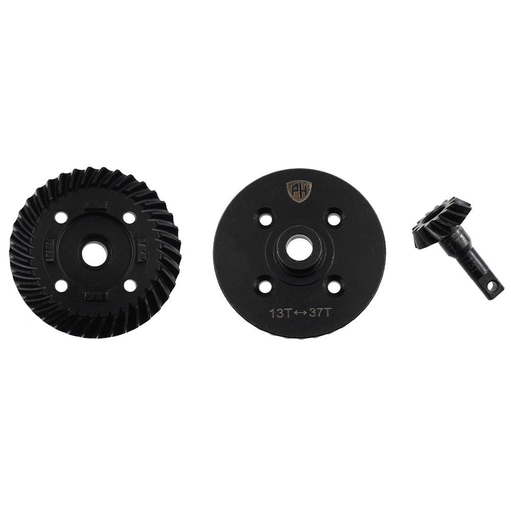 Powerhobby 37T / 13T Steel Helical Diff Ring / Pinion Front Gears FOR Traxxas Maxx Slash