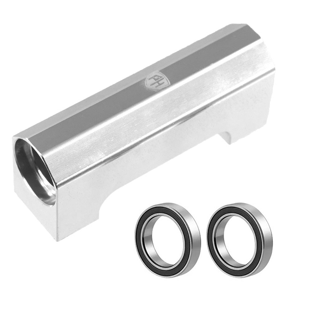 Powerhobby Aluminum Center Drive Shaft Bearing Support Mount Silver FOR Traxxas X-Maxx