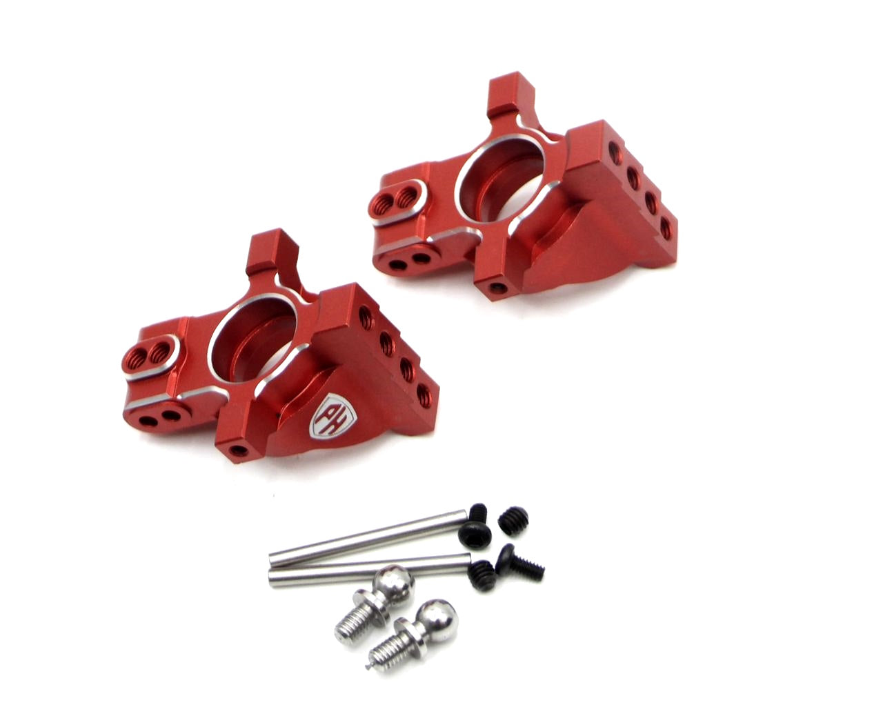 Powerhobby Aluminum Rear Wheel Hubs Red MST RMX 2.5