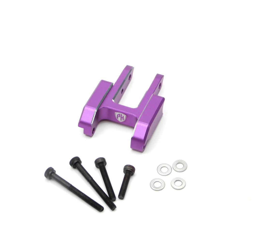 Powerhobby Aluminum Integrated Upper Deck Connector Rear Purple MST RMX 2.5