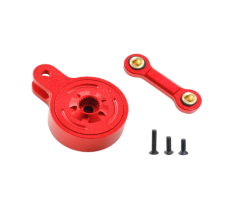 Powerhobby Aluminum 25T Servo Horn Red Arrma 3S / 4S