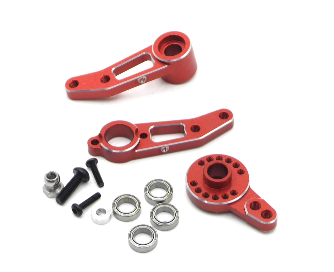 Powerhobby Aluminum Steering Arm Set Red MST RMX 2.5