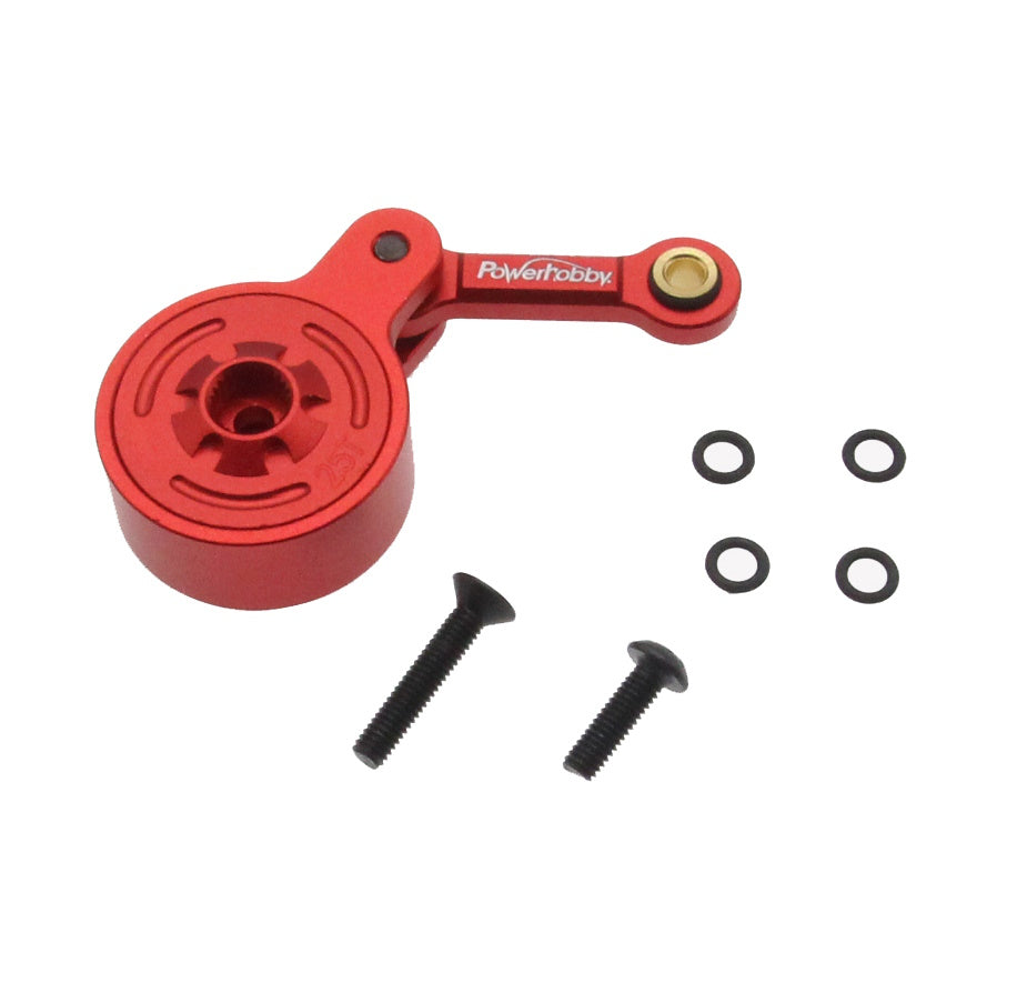 Powerhobby Aluminum 25T Servo Horn Red Arrma 3S / 4S