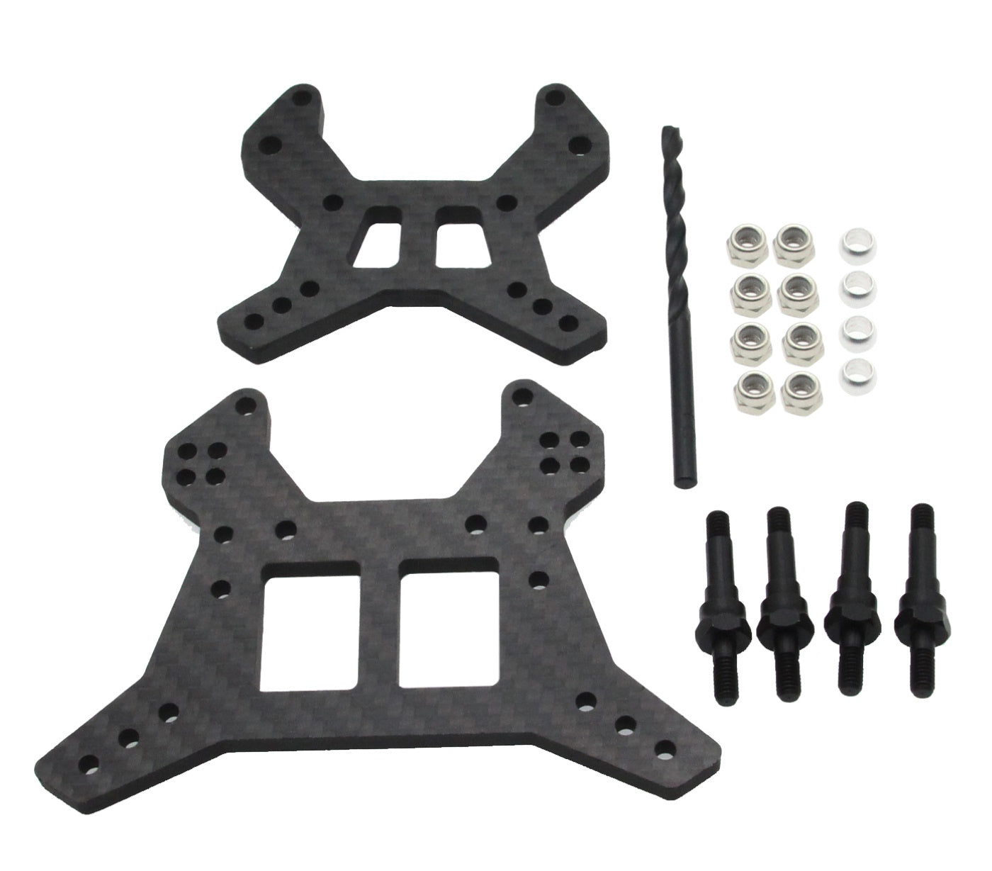 Powerhobby Front & Rear Shock Mount Set w shock pillar Arrma 6s Kraton Notorious Outcast