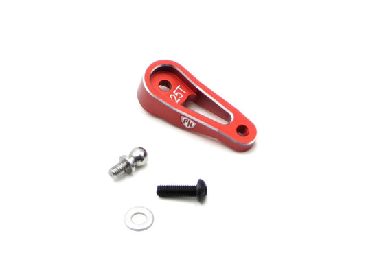 Powerhobby Aluminum 25T Servo Horn Red MST RMX 2.5