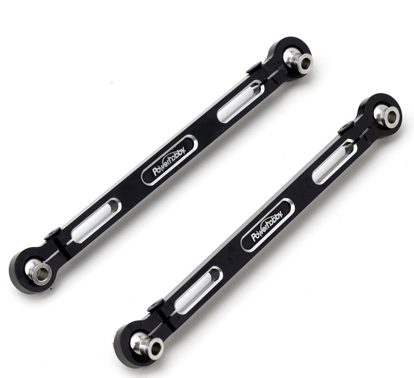 Powerhobby Aluminum Steering Turnbuckles Toe Links Black FOR Traxxas Maxx Slash