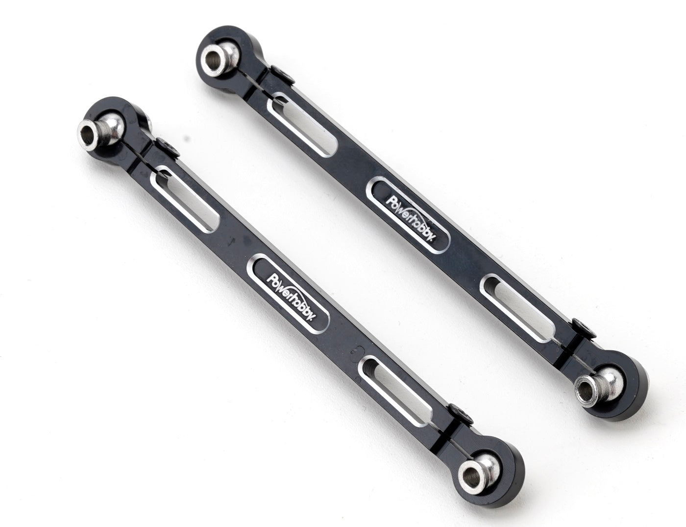 Powerhobby Aluminum Steering Turnbuckles Toe Links Black FOR Traxxas Maxx Slash