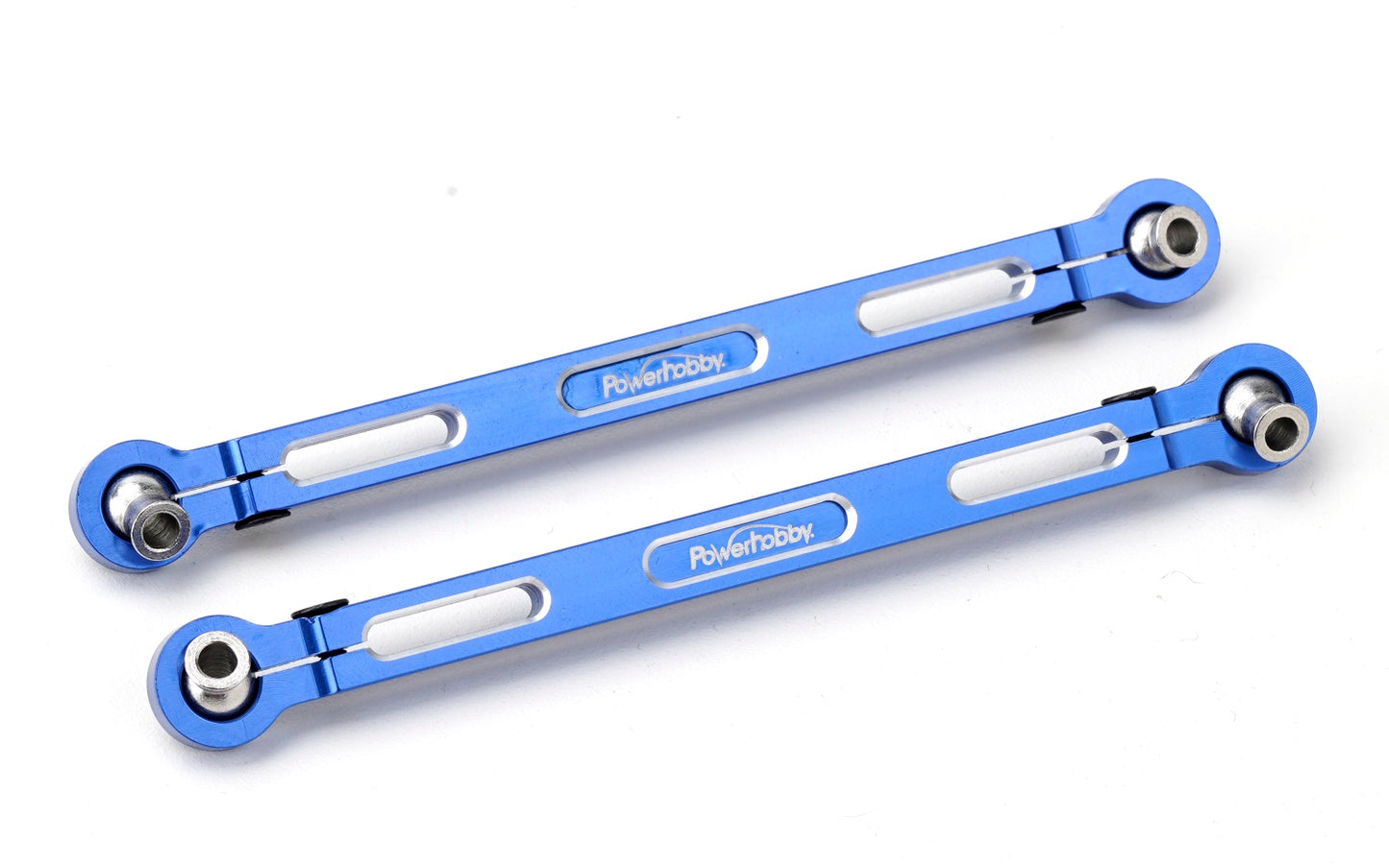 Powerhobby Aluminum Steering Turnbuckles Toe Links Blue FOR Traxxas Maxx / Maxx Slash