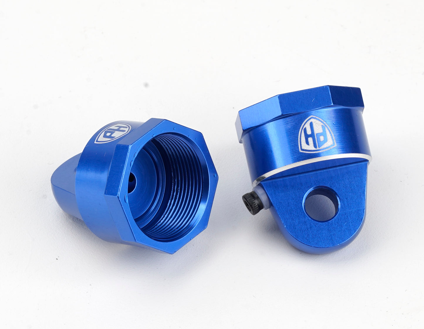 Powerhobby Aluminum Bleeder Shock Caps Cartridge Blue FOR Traxxas Maxx / Slash Maxx