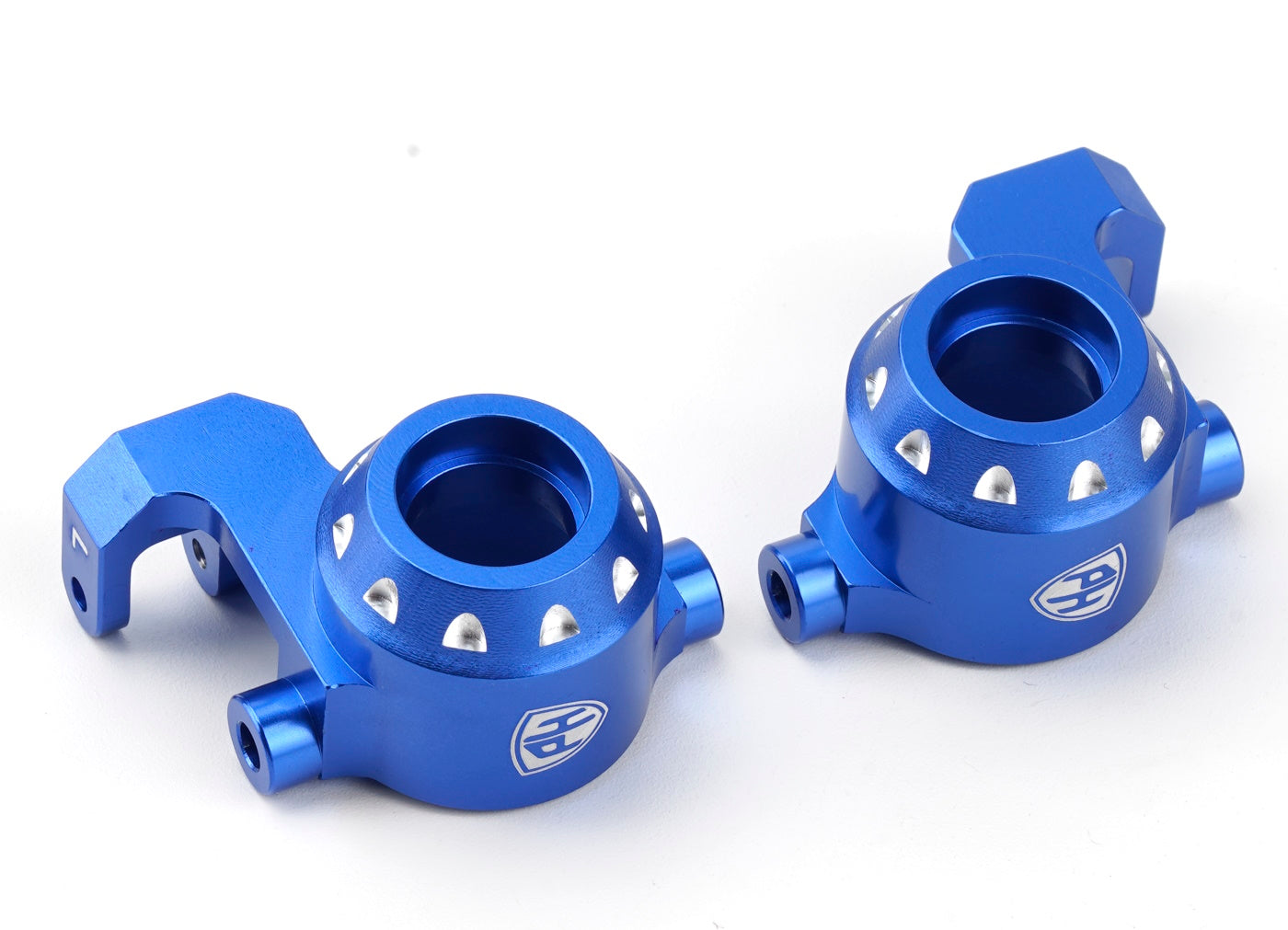 Powerhobby Aluminum Steering Blocks Blue FOR Traxxas Slash / Maxx Slash