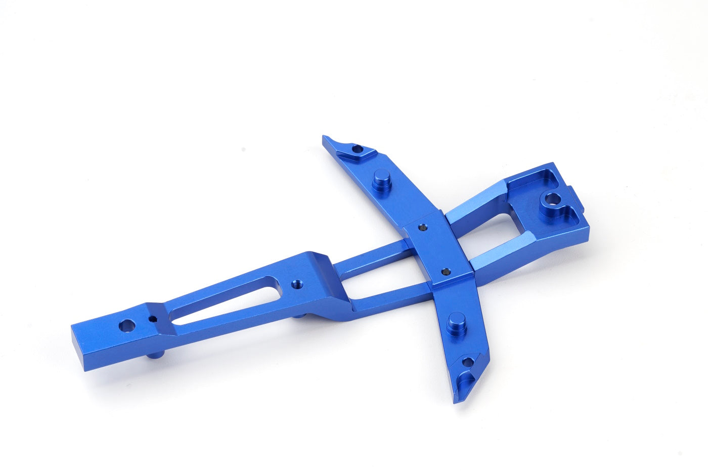 Powerhobby Aluminum Front Chassis Brace Blue FOR Traxxas Maxx / Maxx Slash