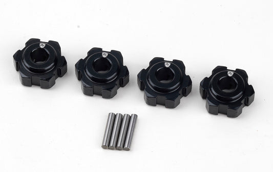 Powerhobby Aluminum Wheel Hubs Hex Black FOR Traxxas Maxx Slash / Maxx