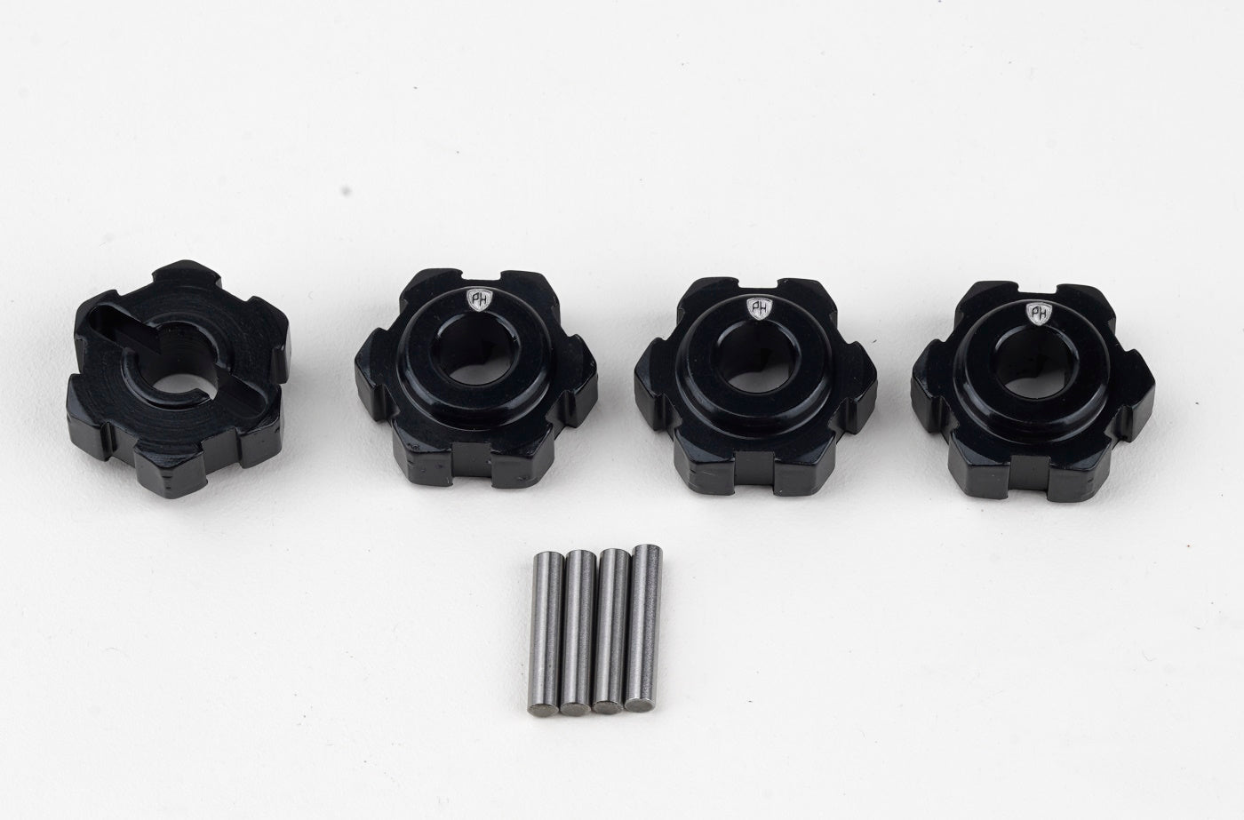 Powerhobby Aluminum Wheel Hubs Hex Black FOR Traxxas Maxx Slash / Maxx