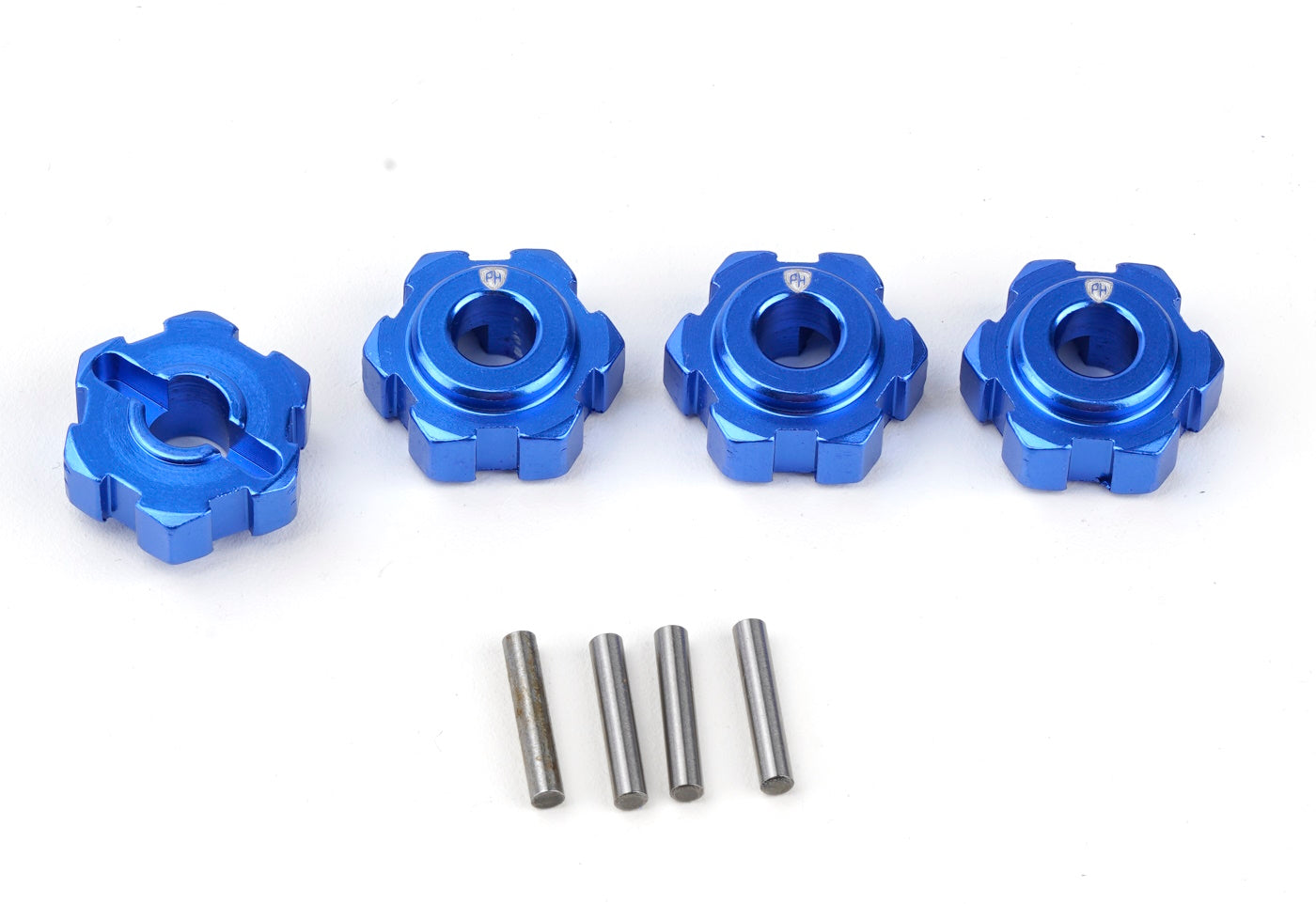 Powerhobby Aluminum Wheel Hubs Hex Blue FOR Traxxas Maxx Slash / Maxx