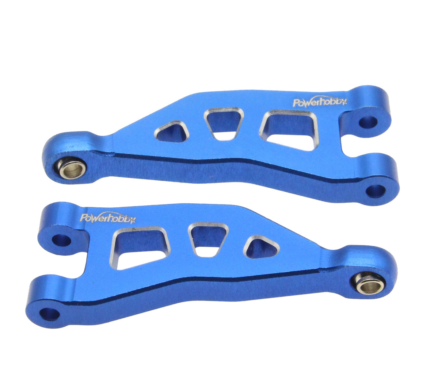 Powerhobby Aluminum Rear Upper Arms Blue Arrma Mojave Grom / Losi Nascar