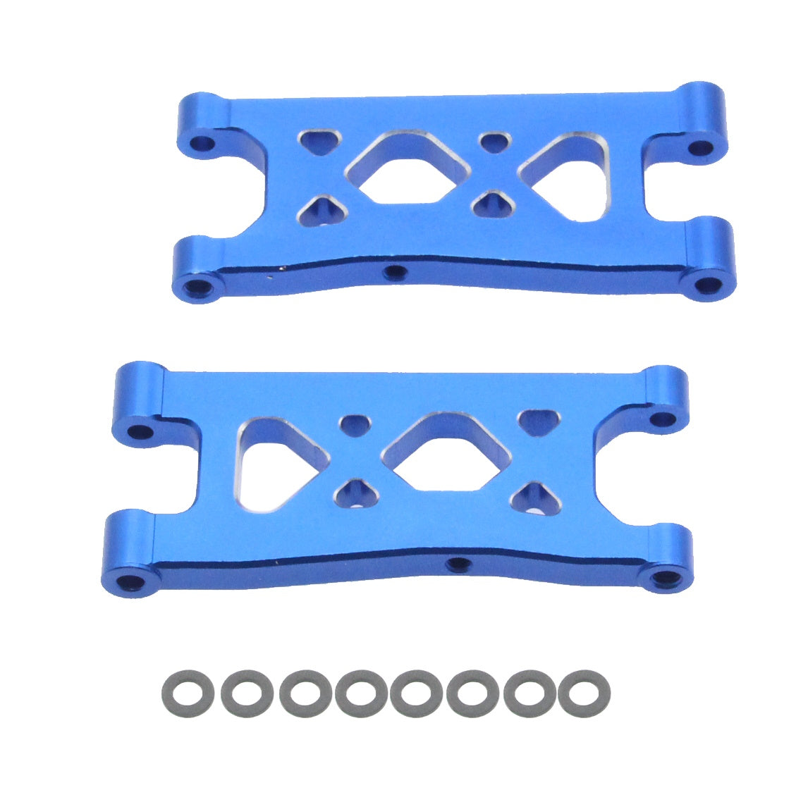 Powerhobby Aluminum Rear Lower Arms Blue Arrma Mojave Grom / Losi Nascar