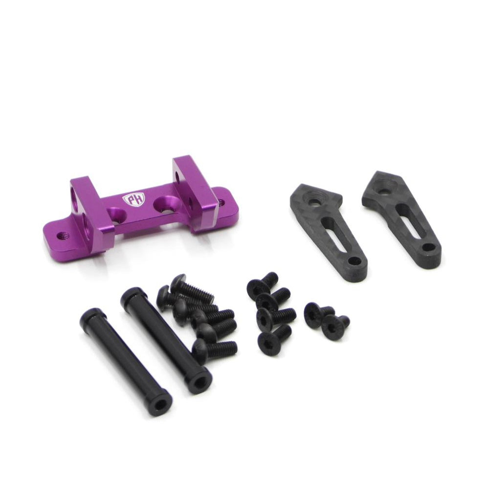 Powerhobby Aluminum Adjustable Front Connect Mount Purple MST RMX 2.5