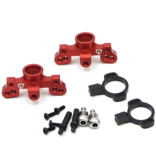 Powerhobby Aluminum Front Wheel Hub Uprights Red MST RMX 2.5